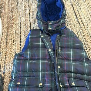 J crew plaid vest